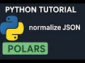 Polars Tutorial 14 Flattening Json Data Using Structs in Polars