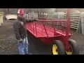 C B Farm Outdoors 24 Cattle Hay Wagon