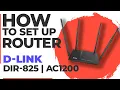 How to Set Up D-Link DIR-825 WiFi Router How to Setup D-LINK AC1200 DIR-825