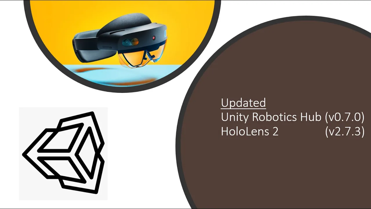 （Updated) Unity Robotics Hub: Connecting ROS to a Unity project on the Hololens 2