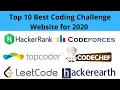 Top 10 websites for Competitive Coding Top 10 Best Coding Challenge website CodeCompuTech