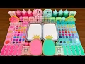 Download Lagu PINK vs MINT!!! Mixing random into GLOSSY slime!!!Satisfying Slime Video #263