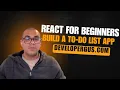 React for Beginners Build a To-Do List App