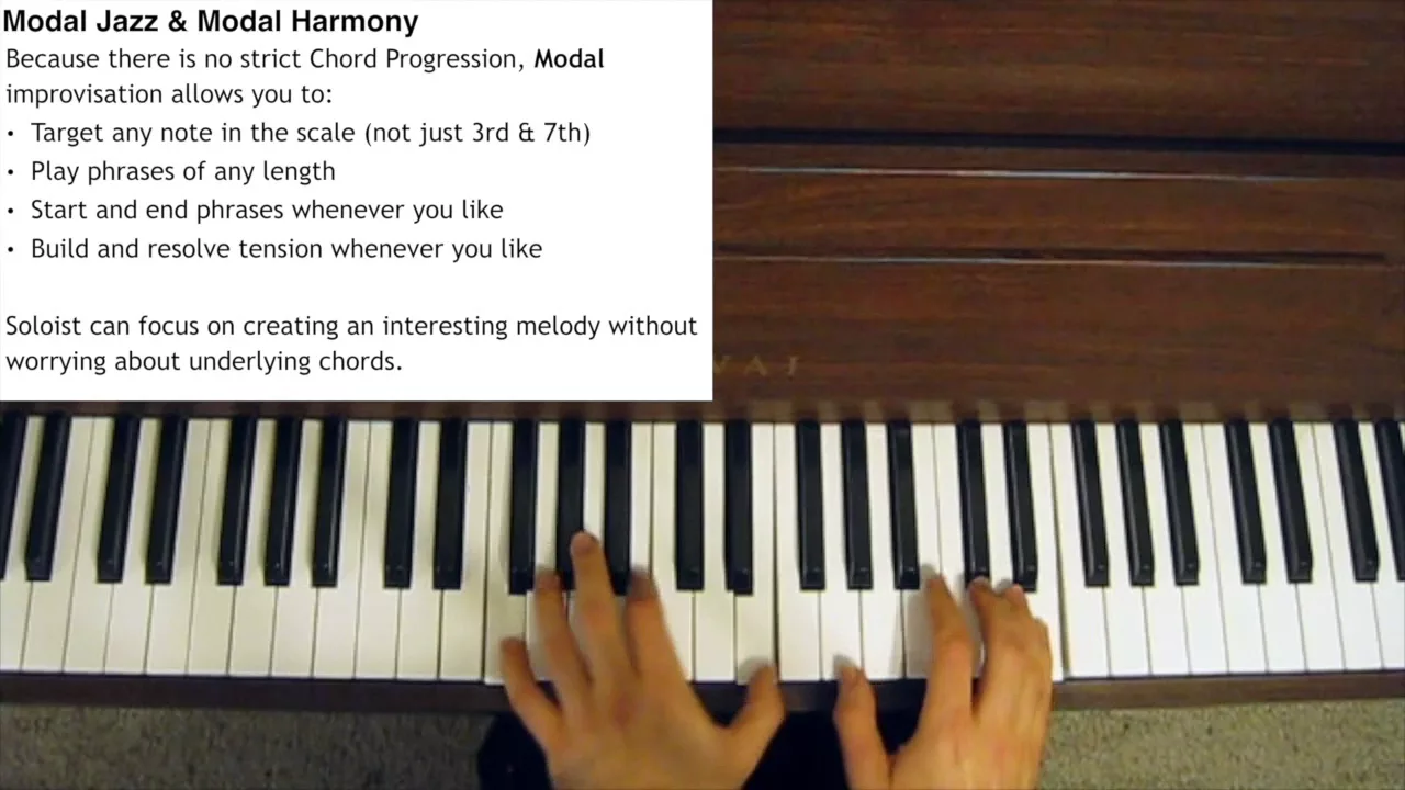 Modal Jazz Explained - Improvisation and Harmony