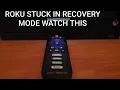 How to get Roku TV out of Recovery Mode