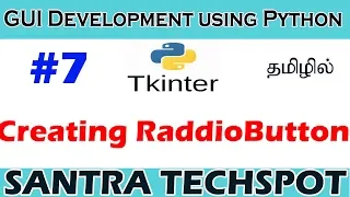 Creating RaddioButton Widget Using Python Tkinter Tkinter Tutorial in Tamil