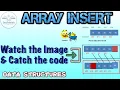 2 3 Insert elements into an array Array Insert Array Insertion Inserting into an array