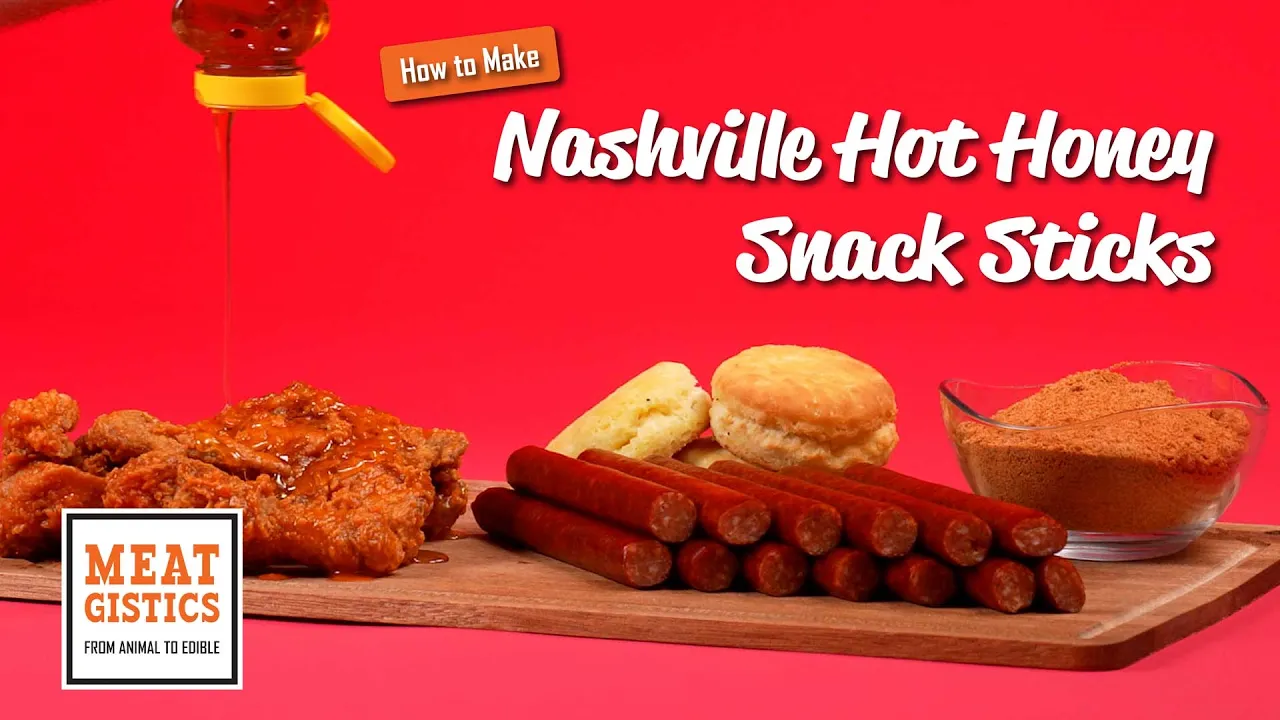 Nashville Hot Honey snack sticks video