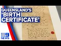 1859 document reveals original QLD-NSW rivalry 9 News Australia