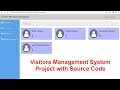 Visitors Management System project in PHP with Source Code