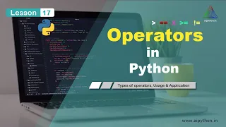 L17 Operators in Python Python Tutorial for Beginners