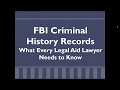FBI Records What Every Legal Aid Lawyer Needs to Know
