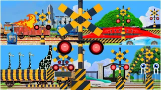 railroad crossing 1 video collection railroad crossing train crossing animation