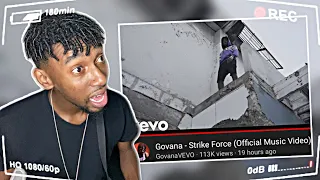 govana strike force official music video reaction by the reaction boss