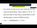 Nanoscience and Introduction to Nanotechnology