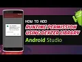 Android Studio Tutorial - How to Add Runtime Permission Using Dexter Library Arsl Tech