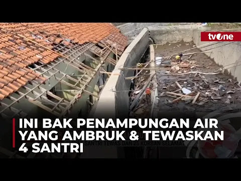 4 Santri Gontor Tewas akibat Penampungan Air Ambruk