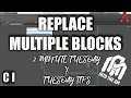 AutoCAD How Replace Multiple Blocks with Another Block - 2 Minute Tuesday