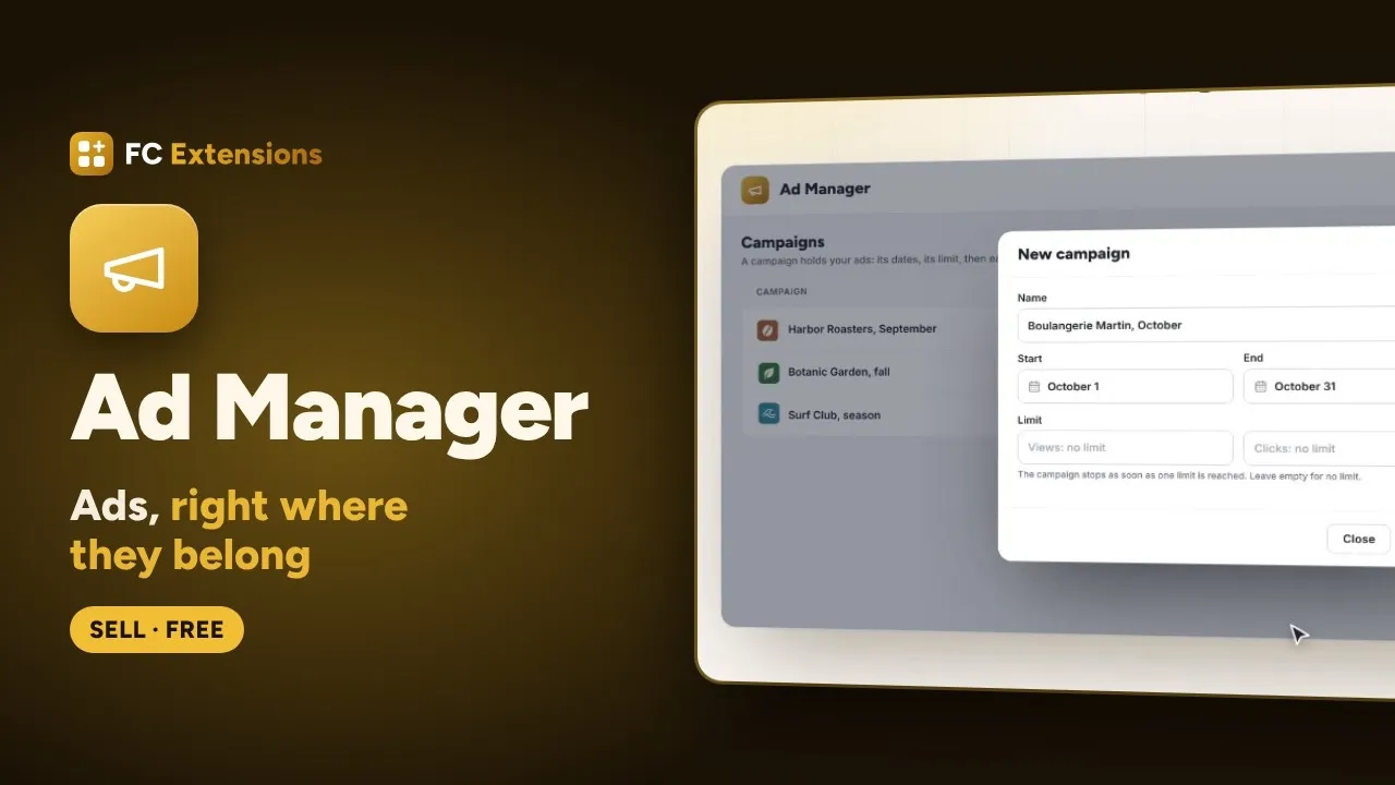 Ad Manager for FluentCommunity: show partner ads without bothering members