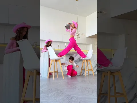 gymnast chair… available 😂🤸‍♀️ #familyfirst #flexibility @Belitskay @markchirkin