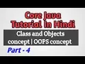 Core Java Tutorial In Hindi Part - 4 OOPS Concept Class and Objects CSEtutorials