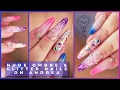 Nude Ombre Glitter Nails on Andrea