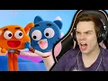 Download Lagu Watching THE AMAZING WORLD OF GUMBALL \u0026 Don't Hug Me I'm Scared CROSSOVER Episode is a w i l d time