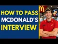 How to pass McDonald s interview Biggest Mistakes And Best Questions Answers
