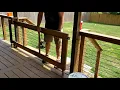 Sliding deck gate