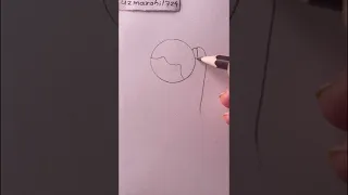 Easy way to draw ponytail