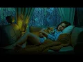 Download Lagu Adeus Insônia: Chuva Forte e Trovões Dentro de um Trailer na Floresta Envolta em Névoa