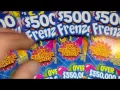 500 FRENZY NEBRASKA LOTTERY SCRATCH-OFFS