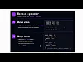 JavaScript spread operator basics - used with JS Components