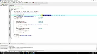 4 Class XII Data Structure Array Binary Search Practical