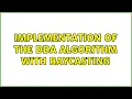 Implementation of the DDA algorithm with raycasting