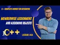 MemberWise Assignment and Assigning Objects C OOP Course for beginners in Hindi