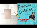 DIY Pre Writing Worksheets with Free Printable How to teach writing alphabets for kids