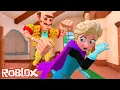 Lagu Frozen Elsa ESCAPE EVIL STEPDAD in Roblox