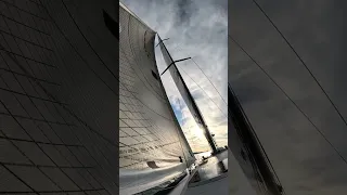 Sunday Sailing San Francisco Bay #ourladydefiant #sailing #boat #liveaboardlife #yachtracing