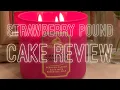 Strawberry Pound Cake White Barn Candle Review Bath Body Works bodyworks