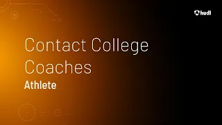 Contact College Coaches Athlete