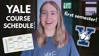 MY YALE COURSE SCHEDULE FRESHMAN YEAR fall semester ranking my classes - best worst hardest