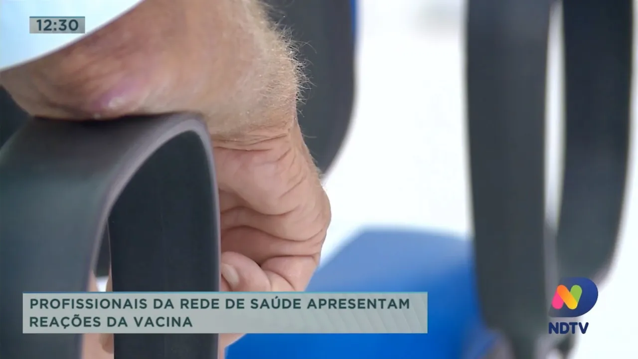 Profissionais da rede de saúde apresentam reação a vacina