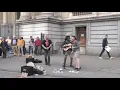 Download Lagu Lampa FALY and Dasha Pearl in Bruxelles Place singing  Bob Marley song (Busker Reggae)