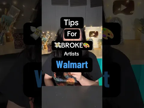 Does Walmart Have GOOD Art Supplies? 🤔 #art #drawing