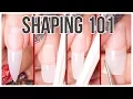 How to Shape and File your Nails Almond Stilletto Coffin and Square look