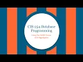 CIS-254 Using the OVER Clause with Aggregate Functions