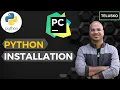 Python Tutorial for Beginners Python Installation PyCharm