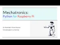 Week d Python for Raspberry Pi