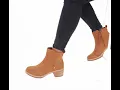 Shuperb Toms MARINA Ladies Leather Ankle Boots Tan